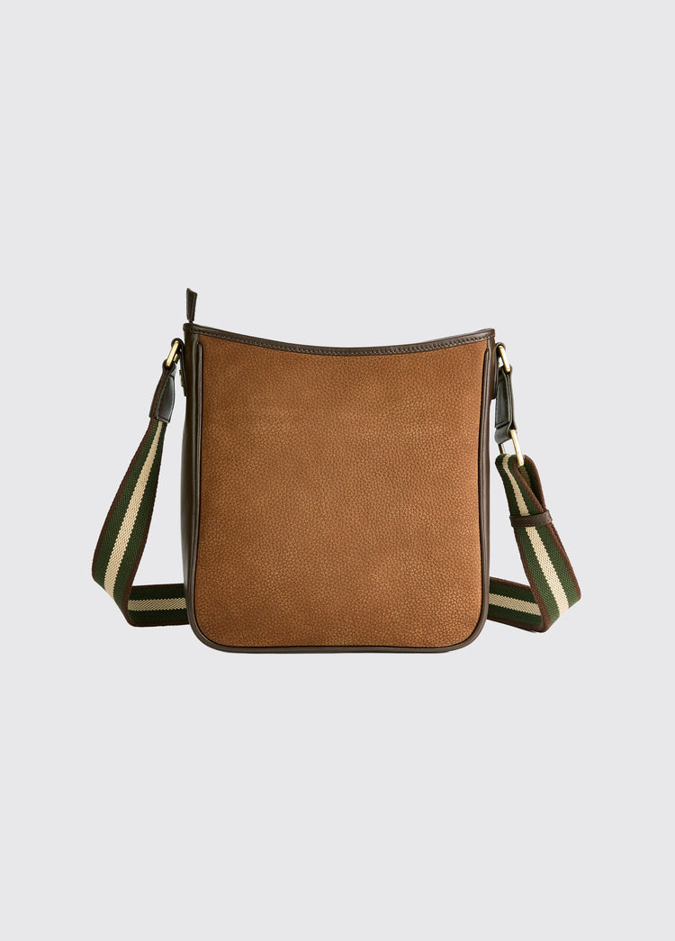 Tullyfern Suede Handtasche - Walnut
