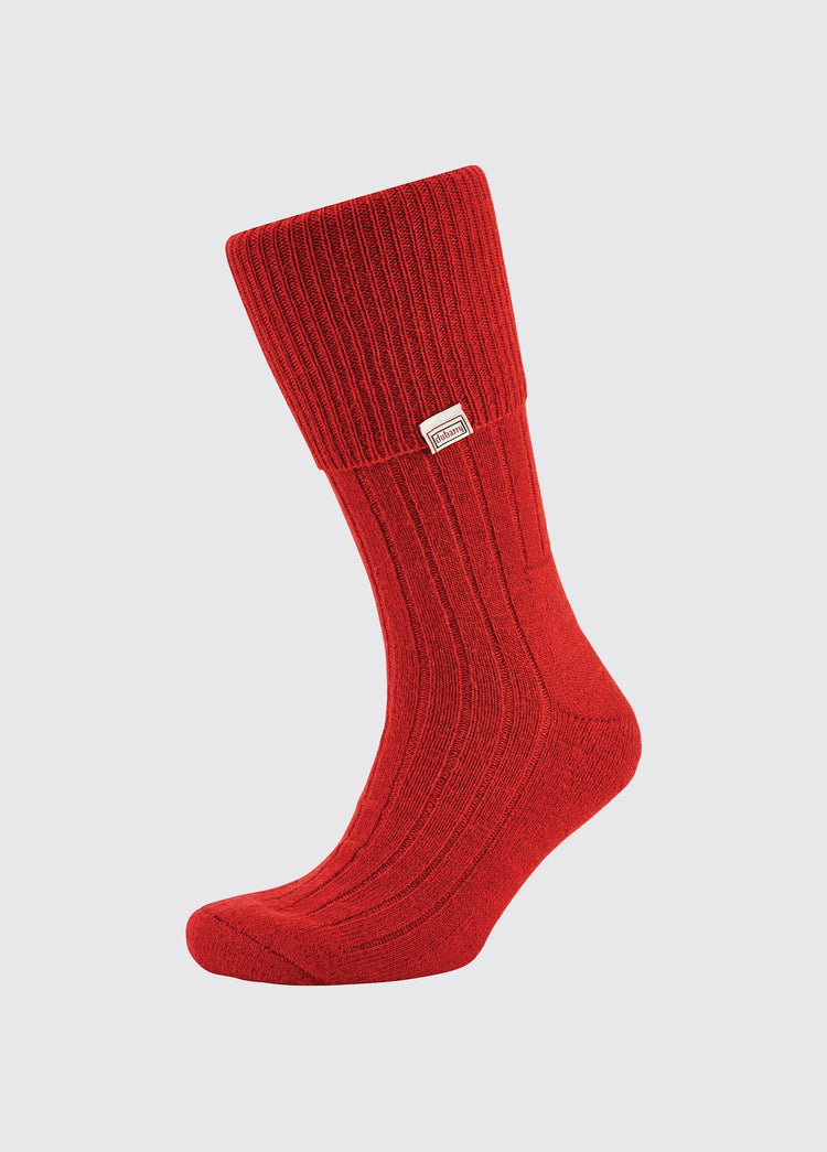 Alpaka Socken - Cardinal