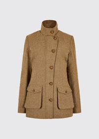 Willow Damen Tweed Jacke - Camel Twill