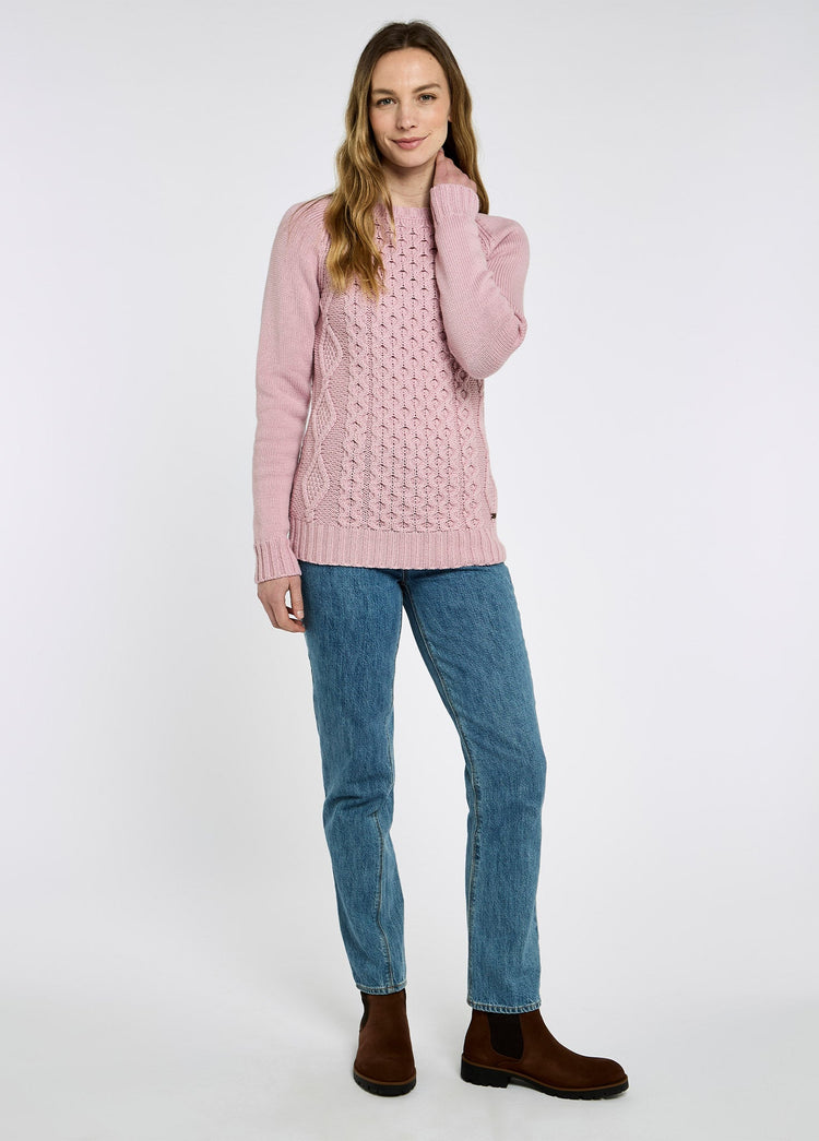 Shanley Merino Pullover - Dusky Rose