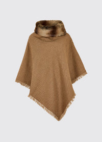 Silverfir Tweedponcho - Camel Twill