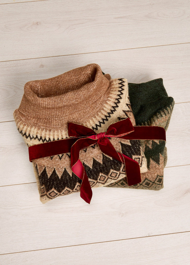 Devlin Pullover mit Rollkragen - Oat Multi