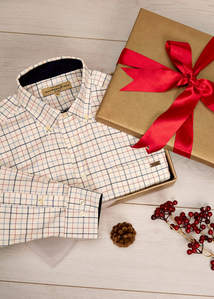 Drumcar Tattersall Hemd - Indigo