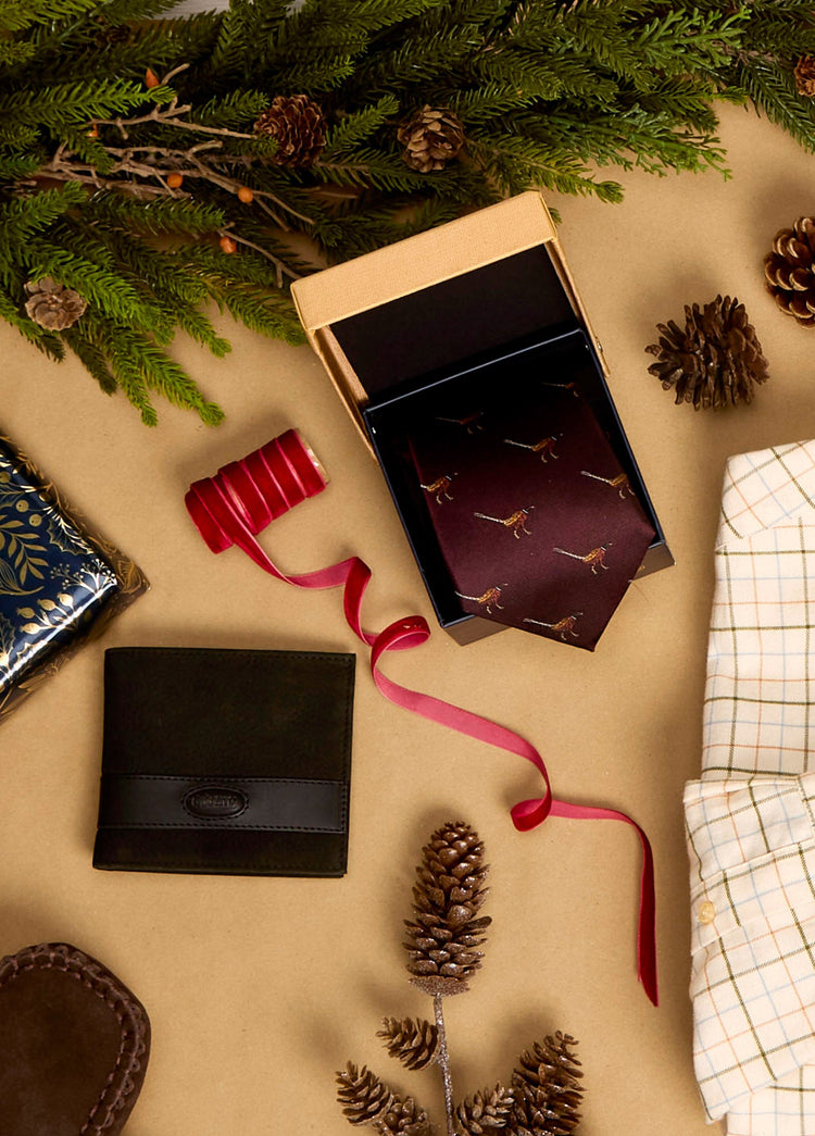 Madden Seidenkrawatte - Merlot