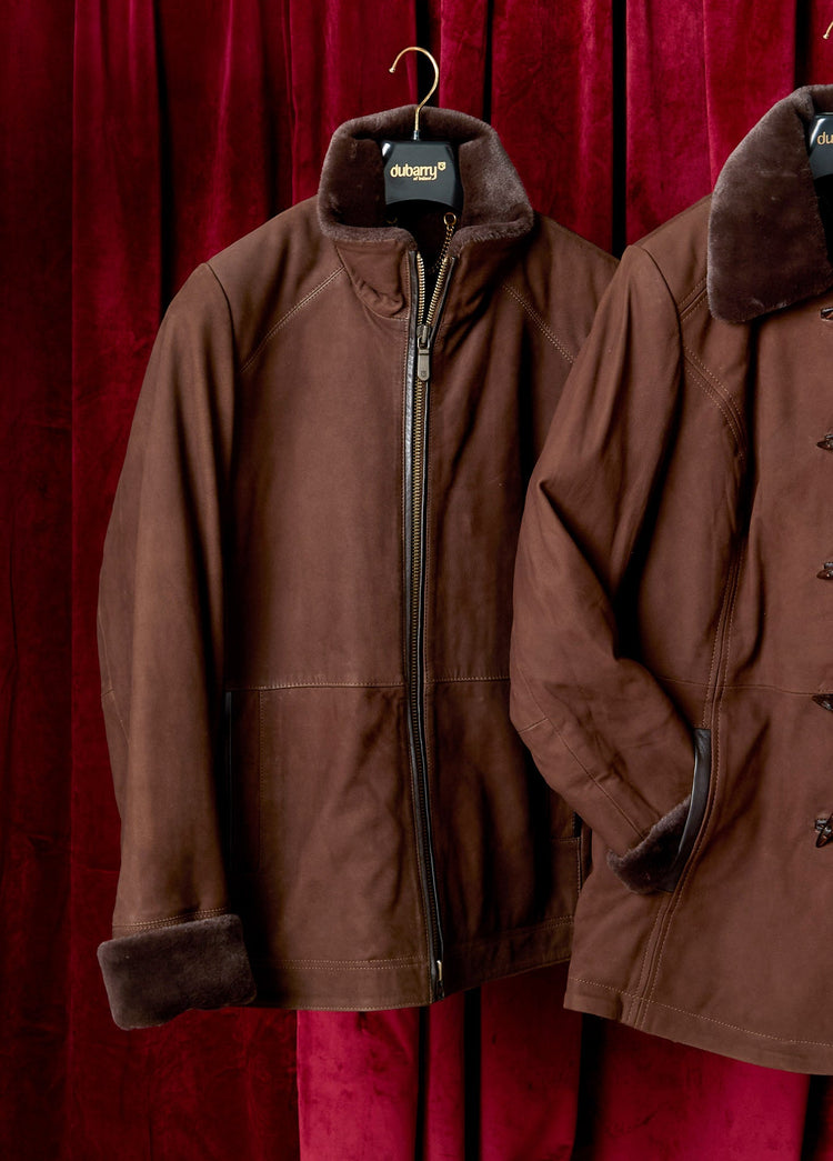 Merriman Lederjacke - Walnut