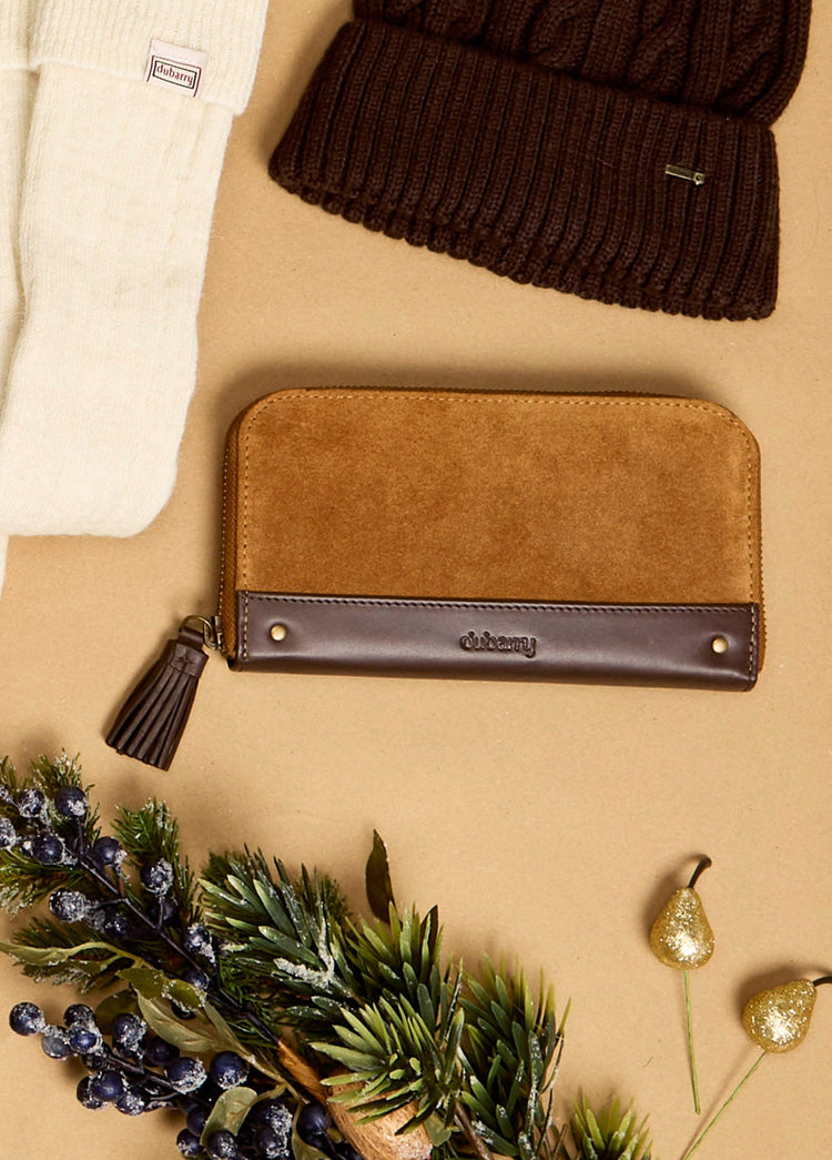 Northbrook Wildleder Geldbörse - Camel