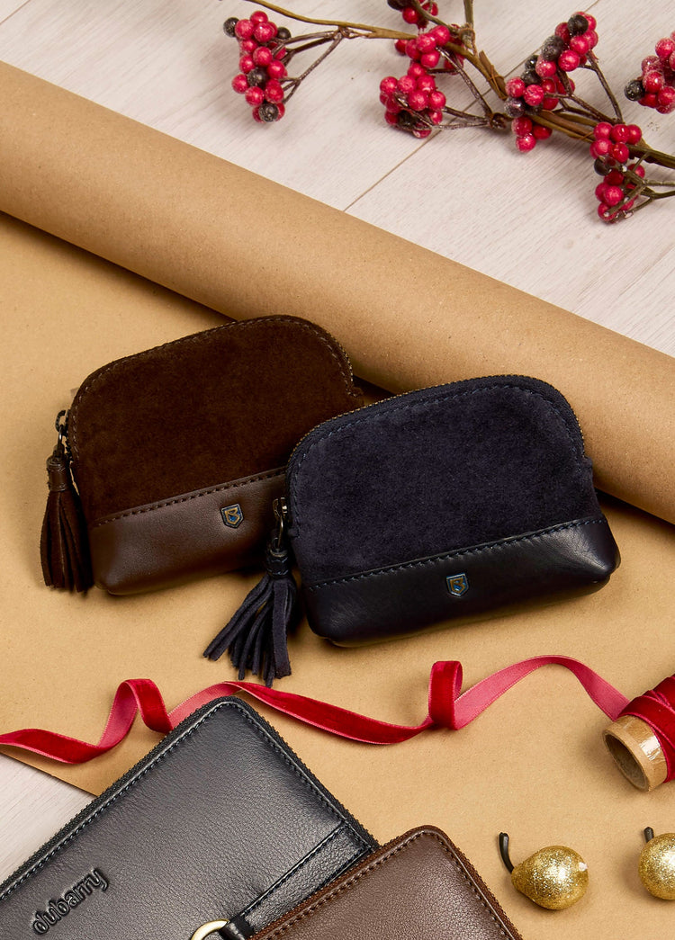 Richmond Portmonnaie aus Wildleder -  French Navy