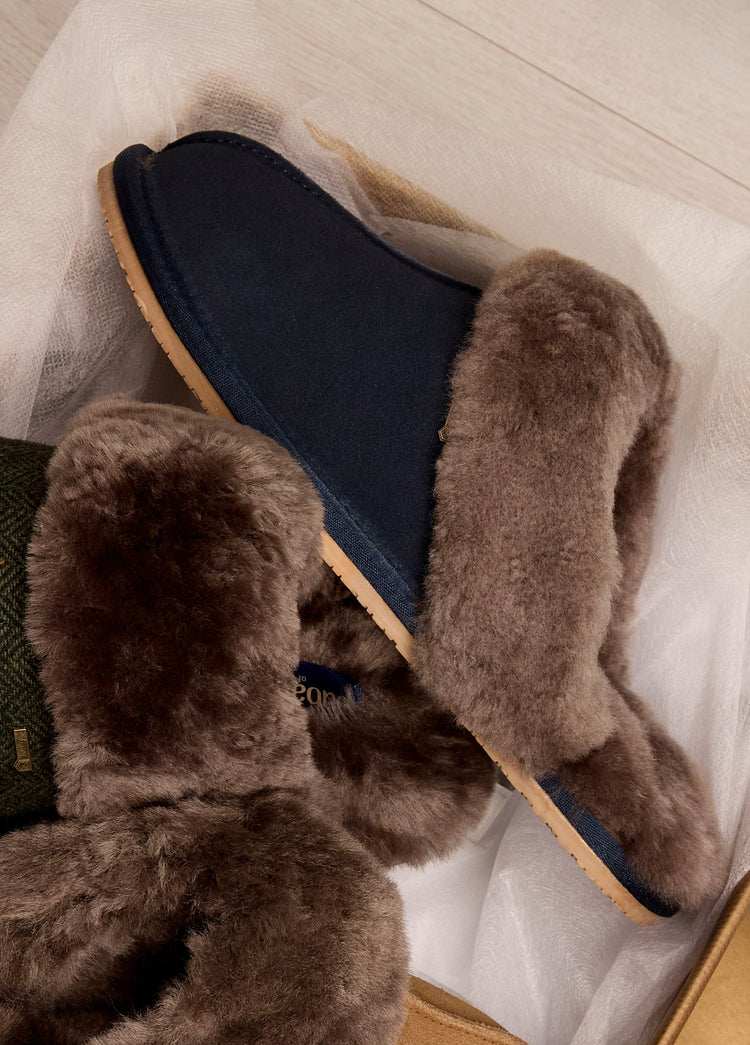 Rockmill Pantoffel Hausschuhe - French Navy